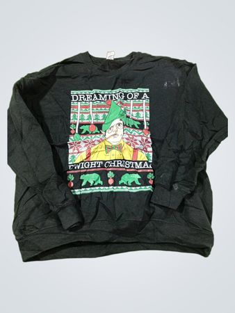 Gildan The Office Dwight Christmas Grafik-Sweatshirt