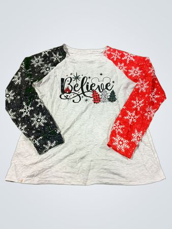 Weihnachten Believe Raglan Shirt