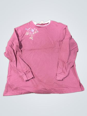 BLAIR Damen-Langarmshirt mit Blumenstickerei