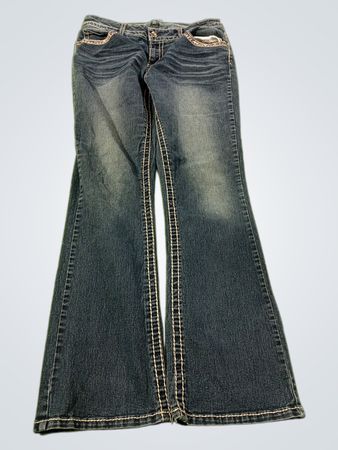 Faded Glory Damen Schlagjeans