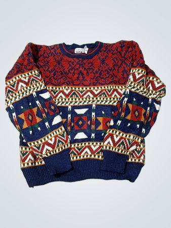 Trend Basics Herren Fair Isle Strickpullover