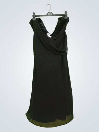 DAVID WARREN NEW YORK Schwarzes Kleid