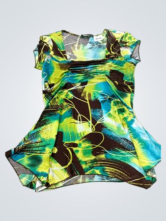 American City Wear Damen Tunika mit abstraktem Muster