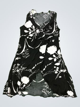 moa moa ärmelloses Kleid mit Blumenmuster