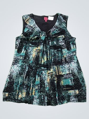 212 COLLECTION Women's Ärmelloses Top mit abstraktem Muster