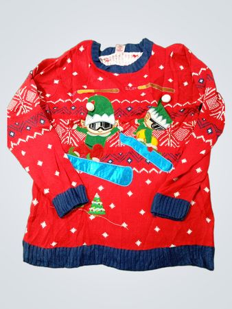 Holiday Time L/G (10-12) Husky Ugly Christmas Pullover