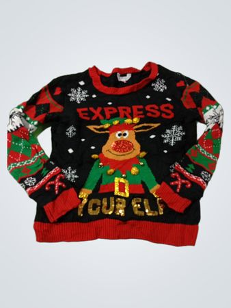No Boundaries Weihnachts-Pullover