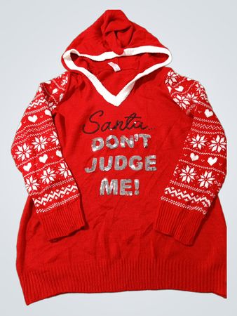 Santa, beurteile mich nicht! Hässlicher Weihnachtspullover