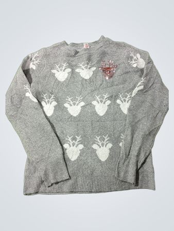Holiday Time Girls Rentier Paillettenpullover