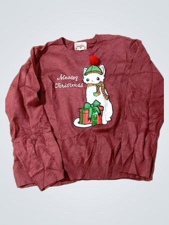 WIGOSS Christmas Cat Sweater