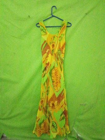 Maxikleid mit tropischem Print