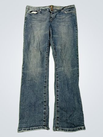 REQUES Damen Bootcut-Jeans