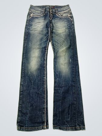 CIPO & BAXX Damen Bootcut-Jeans