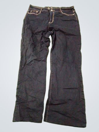 Simon Chang Denim Schlaghose Jeans