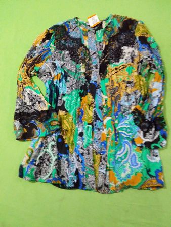 Paisley-Print-Bluse