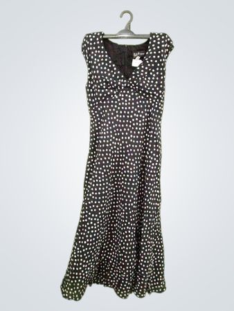 S.L. Fashions Polka Dot Maxikleid