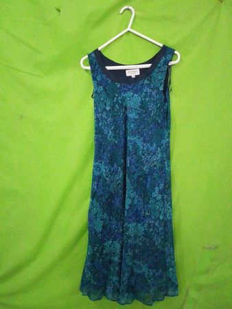 STUDIO I PETITE Blumenmuster ärmelloses Kleid