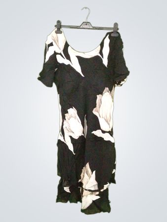 Your Sixth Sense Black Floral Print Dress