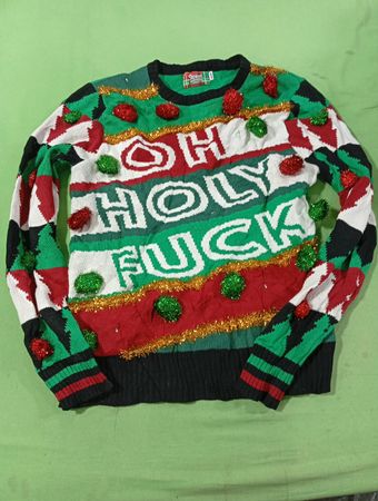 OH HEILIGER SCHEIßWEIHNACHTSPULLOVER