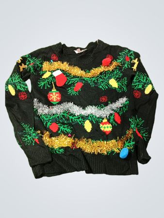 No Boundaries Weihnachtsbaum hässlicher Pullover