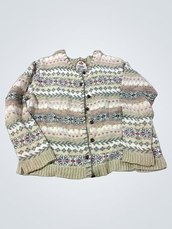 Tiara International Damen-Fair-Isle-Cardigan