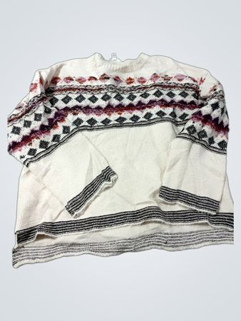 Time and Tru Damenpullover im Fair-Isle-Stil