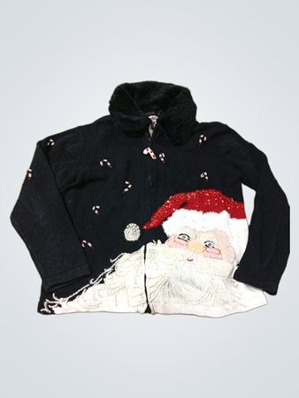 Tiara International Weihnachtsmann hässlicher Weihnachts-Pullover
