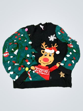 No Boundaries Weihnachts-Pullover