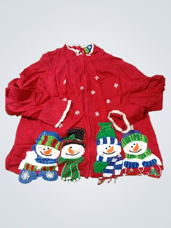 Tiara International Weihnachtskollektion Schneemann-Pullover