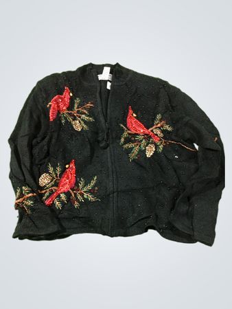 Heirloom Collectibles Weihnachtskollektion 2004 Kardinal-Pullover