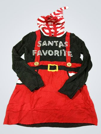 No Boundaries Christmas-Pulloverkleid