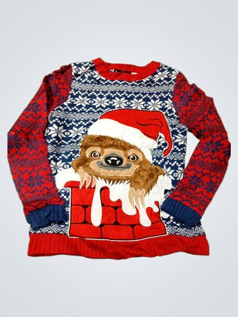 Blizzard Bay Herren Weihnachts-Faultier-Hässlicher Pullover M(10/12)