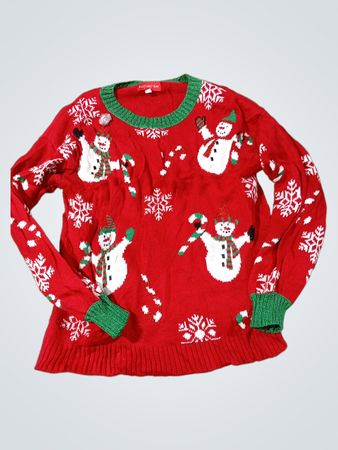 Blizzard Bay Weihnachts-Schneemann hässlicher Pullover