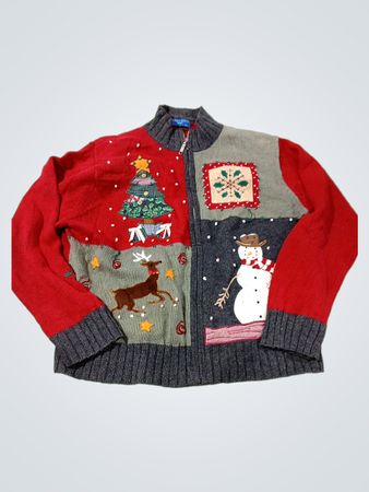 Karen Scott Sport Petite Hässlicher Weihnachts-Pullover