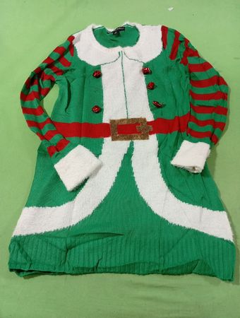 United States Sweaters Feiertags-Elfen-Kostümkleid