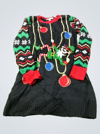 Celebrate Together Ugly Christmas Sweater Dress