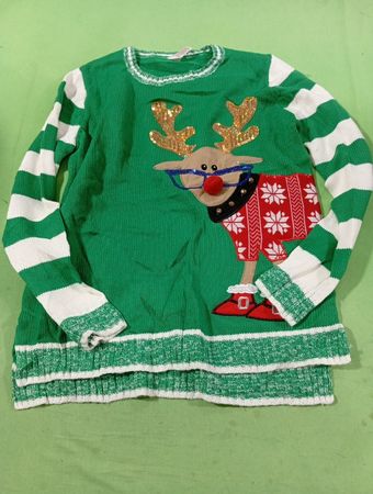 Holiday Time Rentier hässlicher Weihnachts-Pullover