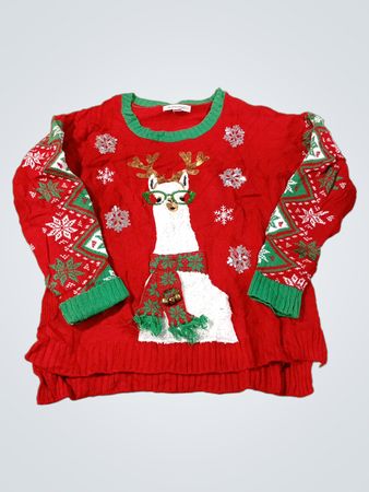 99 Jane Street Christmas Llama Sweater