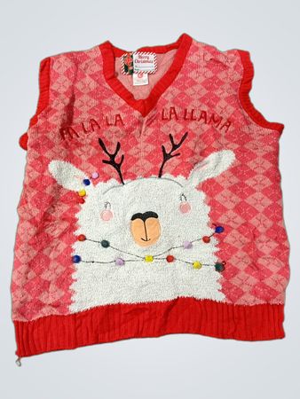 Frohe Weihnachten Alpakaspezieller Hässlicher Pullover-Weste
