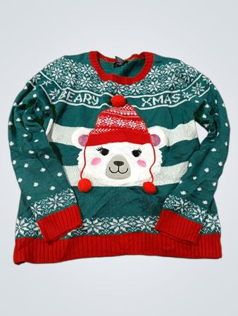 Es ist unsere Zeit Beary Xmas Hässlicher Weihnachts-Pullover