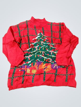 Weihnachtsbaum-Pullover