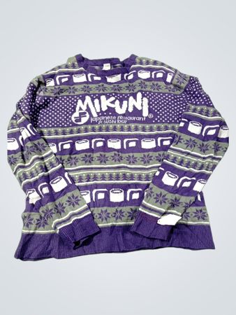 Mikuni Japanese Restaurant & Sushi Bar Hässlicher Weihnachts-Pullover