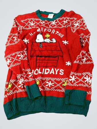 Peanuts „Home for the Holidays“ hässlicher Weihnachts-Pullover