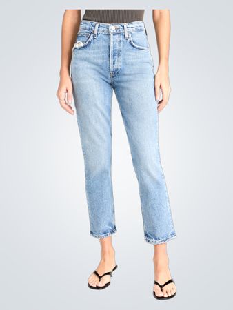 AGOLDE Riley Crop Jeans (Like New)