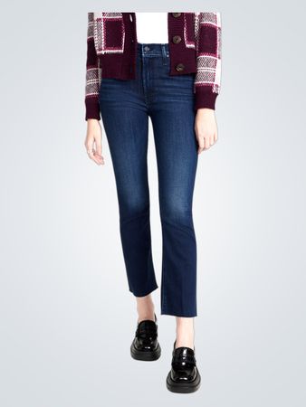 MOTHER The Insider Ankle Fray Jeans (Like New)
