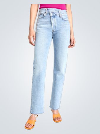 AGOLDE Crisscross Straight Legged Jeans (Like New)
