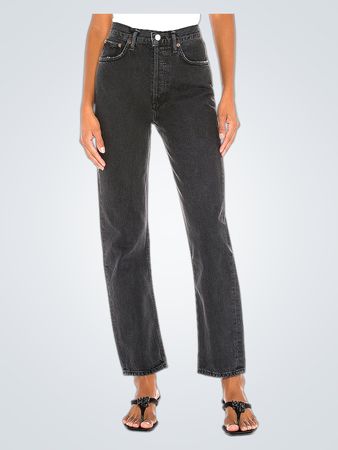 AGOLDE 90's Pinch Waist In Black Tea (Like New)