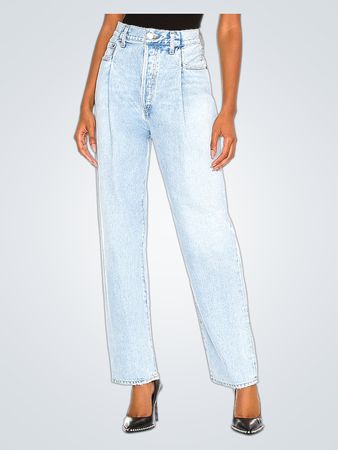 AGOLDE Fold Waistband Jean In Sideline (Like New)