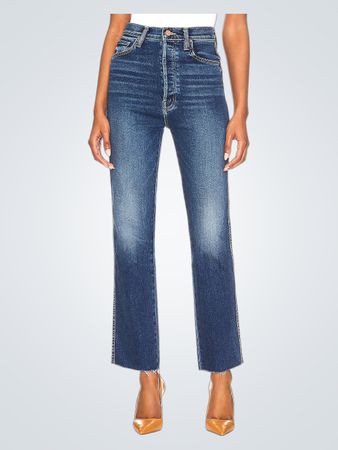 MOTHER The Tippy Top Frisky Flood Fray (Like New)