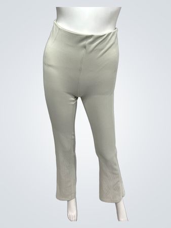Lululemon Brushed Softstreme Ribbed Zip Flared Pant (Like New)